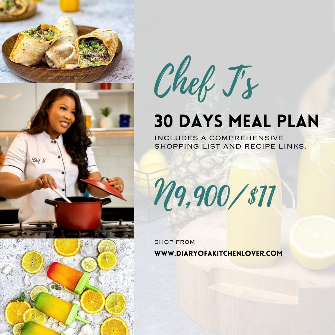 30 Days General Meal Plan - Dairy Of A Kitchen Lover